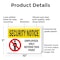 Signmission Employees Only Beyond This Point OSHA Security Notice Sign, Plastic, 10in W x 7in L, 2PK OS-2PACK-SN-P-710-L-11534 - alternate 5